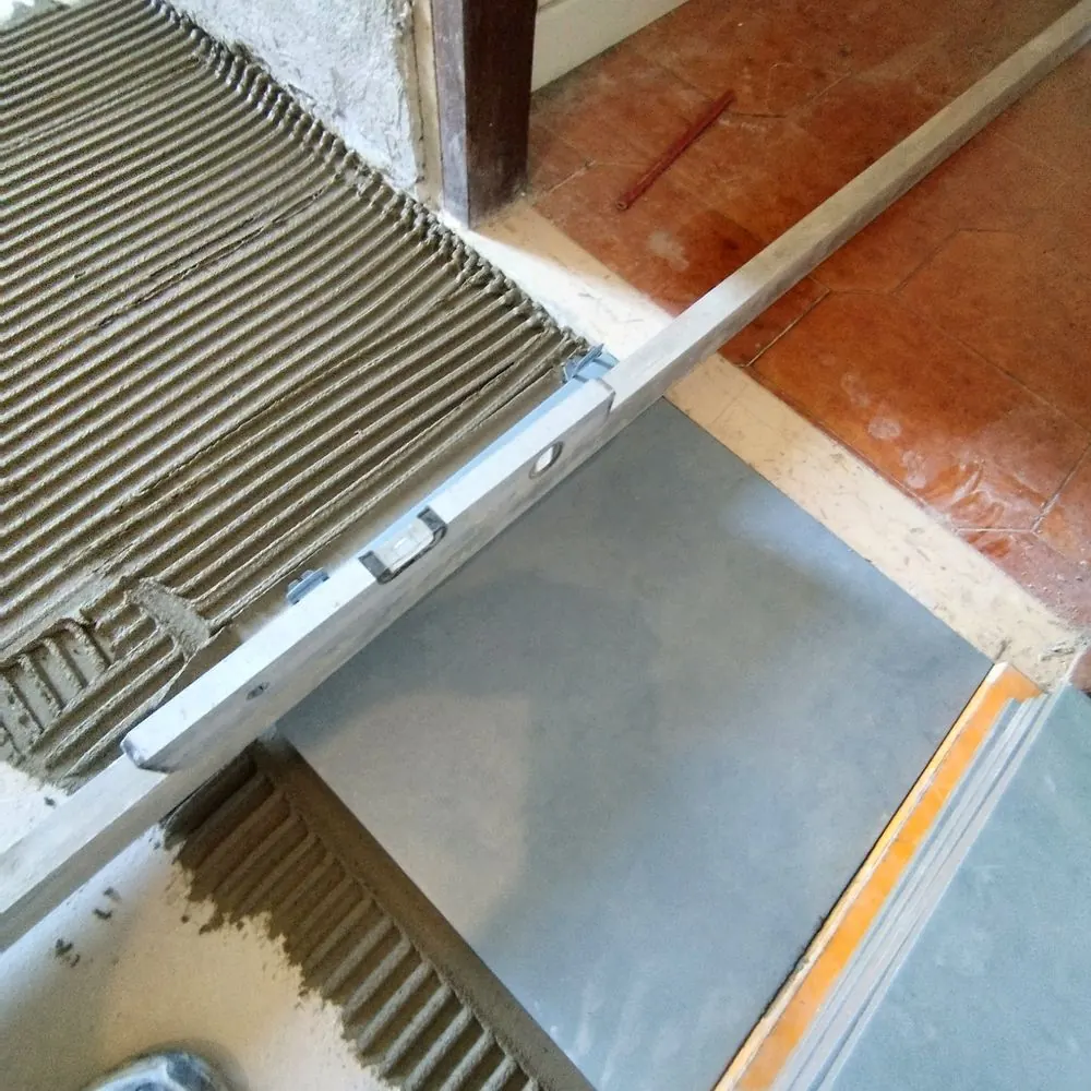 Verifica planarità alla soglia — Bagno a San Mauro Torinese