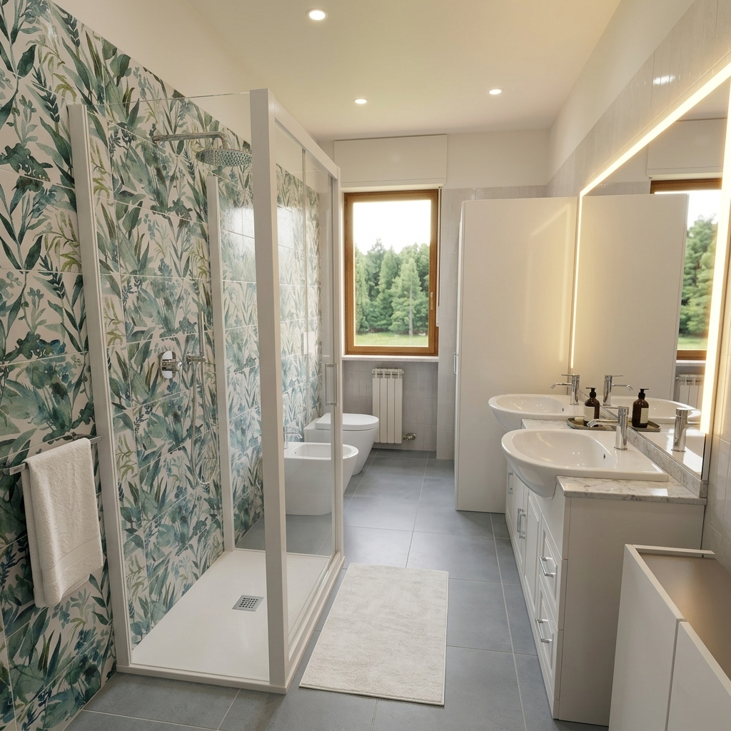 Bagno doppio lavabo